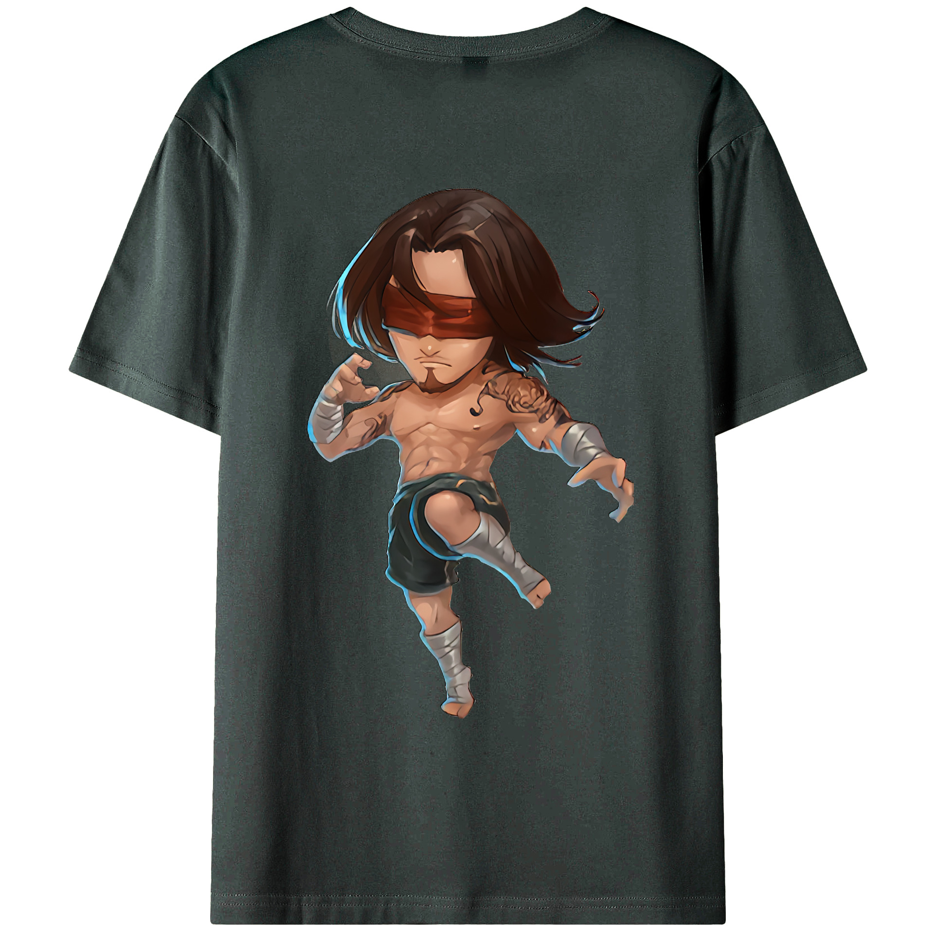 （画像用） リーグ・オブ・レジェンド League of Legends LOL 綿100％ メンズ半袖Tシャツ（バックプリント） 通気性